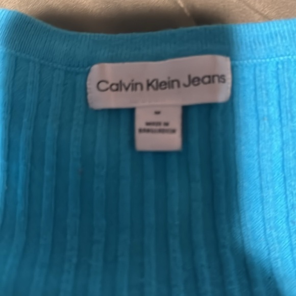CK Jeans Bright Blue Sweater - Picture 2 of 2